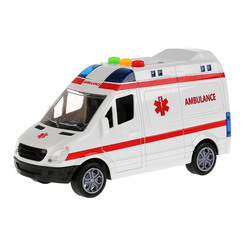 Транспорт и спецтехника - Машинка Big Motors Скорая помощь с эффектами (RJ6689A)