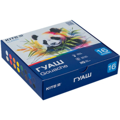Канцтовары - Краски гуашь Kite Classic 16 цветов (K-096)