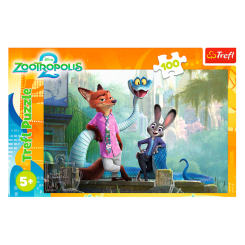 Пазлы - Пазл Trefl Зоотрополис Тайны 100 элементов (16523)