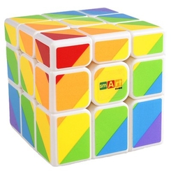 Класичні ігри - Головоломка Кубик Райдужний білий Smart Cube 3х3х3 (4820196788096)