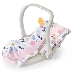 Транспорт і улюбленці - Крісло-переноска для ляльки Baby Born 2 в 1 Квітковий стиль (838518)