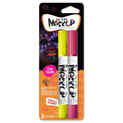 Косметика - Фарба для обличчя Carioca Mask up флуорисцентна 2 кольори (52014)