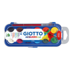 Канцтовари - Акварельні фарби Fila Giotto Colour blocks 12 кольорів (351200)