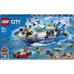 Конструктори LEGO - Конструктор LEGO City Поліцейський патрульний човен (60277)