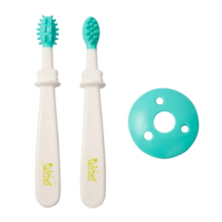 Товары по уходу - Набор щеток для зубов Lindo зеленый 2 шт (8850217400726)