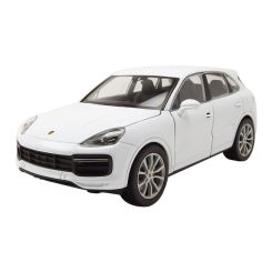 Транспорт і спецтехніка - Автомодель Welly Porsche Cayenne Turbo 1:24 біла (24092W/24092W-2)