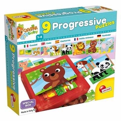 Класичні пазли - Пазл Lisciani Baby 9 Progressive Малята на ступенях (58433)