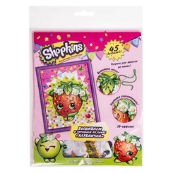 Набори для творчості - Вишивка і прикраса по канві Полуничка TM Shopkins Видавництво Перо (119557)