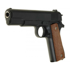 Стрілецька зброя - Іграшковий пістолет на кульках "Colt M1911 Classic" Galaxy G13 метал-пластик чорний (32242)