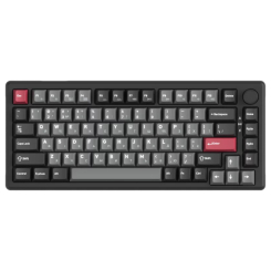 Клавіатура і миші - Клавіатура GamePro Asgard Yord Keychron Super Red Switch Wireless/Bluetooth/USB Black (MK266BK)