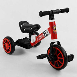 Детский транспорт - Трехколесный детский велосипед-велобег Best Trike 2 в 1 8.3" 6.7" Red and black (105414)