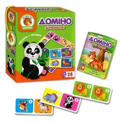 Классические игры - Домино Зоопарк Vladi Toys украинская версия (VT2100-04)