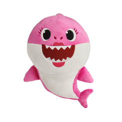 Персонажі мультфільмів - Інтерактивна м’яка іграшка Baby shark Мама акуленятка 30 см (61033)