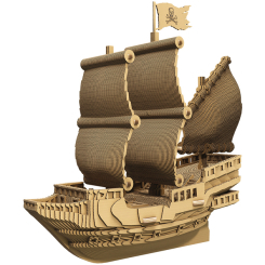 3D-пазлы - 3D пазл Cartonic Pirate Ship (CARTSHIP)