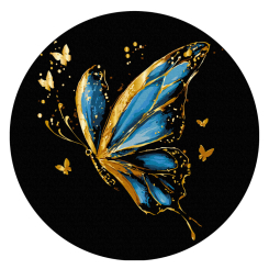 Товары для рисования - Картина по номерам Brushme Бабочка 30 см (RCB00117M) Товары для рисования - Картина по номерам Brushme Бабочка 30 см (RCB00117M)