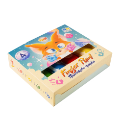 Канцтовары - Пальчиковые краски Rudix 4 цвета (840401)