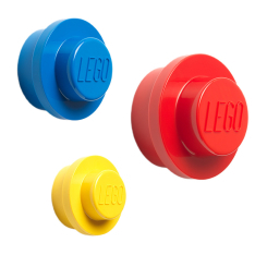 Набори для творчості - Набір настінних вішалок LEGO Lifestyle Червона, синя, жовта (40161732)
