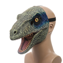 Костюми та маски - Маска Динозавра 3Д Для Дітей та Дорослих з Рухомою Щелепою та Реалістичними Очима Jurassic World Dominion (704)