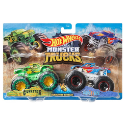 Автомоделі - Набір машинок Hot Wheels Monster Trucks Gunkster vs Race ace (FYJ64/HDG23)