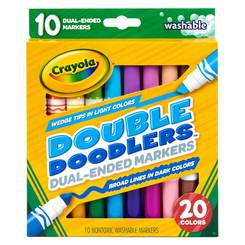 Канцтовари - Двосторонні фломастери Crayola 10 шт (58-8311)
