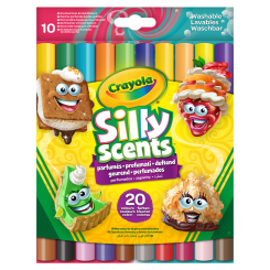 Канцтовары - Набор фломастеров Crayola Silly Scents washable 10 шт (58-8344) Канцтовары - Набор фломастеров Crayola Silly Scents washable 10 шт (58-8344)