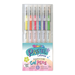 Канцтовари - Гелеві ручки Colorino Pastel 6 кольорів (80905PTR)