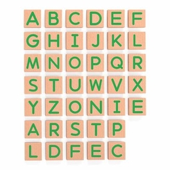 Обучающие игрушки - Набор магнитов Viga Toys Английский алфавит заглавные буквы 40 элементов (50588)
