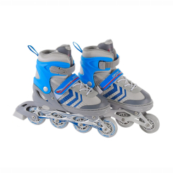 Ролики детские - Роликовые коньки Shantou Jinxing голубовато-серые размер 29-33 (RL2410/1)