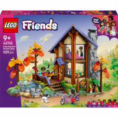 Конструкторы LEGO - Конструктор LEGO Friends Уютный лесной домик для осеннего отдыха (42705)