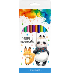 Канцтовары - Карандаши Школярик трехгранные 12 цветов (139SH-12) Канцтовары - Карандаши Школярик трехгранные 12 цветов (139SH-12)