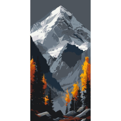 Товари для малювання - Картина за номерами Art Craft Непокорена вершина 40х80 см (11046-AC)