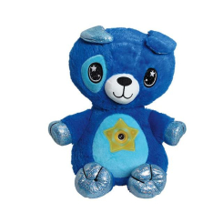 Нічники, проектори - Нічник-проектор зоряного неба у формі м'якої іграшки Dream Lites 7 кольорів Синій (SPR 3089)