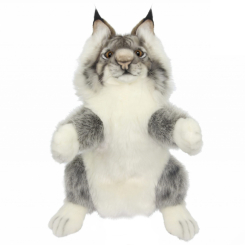 Мягкие животные - Игрушка-перчатка Hansa Puppet Рысь 36 см (4806021979488)