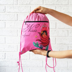 Рюкзаки та сумки - Рюкзак-сумка для одягу та взуття 4Profi "Nixie" 43х33 Рожевий 46136 (000003482)