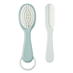 Товары по уходу - Набор гребешок и щетка Beaba зеленый (920366) Товары по уходу - Набор гребешок и щетка Beaba зеленый (920366)