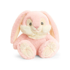 М'які тварини - М'яка іграшка Keel Toys Кроленя-латки на п'ятках рожеве 15 см (SE1361/3)