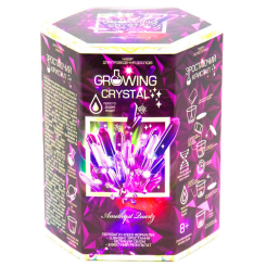 Наукові ігри, фокуси та досліди - Набір для дослідів Danko toys Growing crystal Аметист (GRK-01-01U)