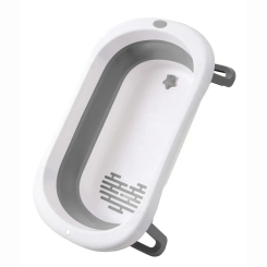 Товары по уходу - Ванночка детская складная Babyhood Комфорт серый (BH-326G) Товары по уходу - Ванночка детская складная Babyhood Комфорт серый (BH-326G)