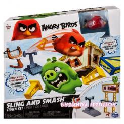 Фігурки персонажів - Ігровий набір Angry Birds з пусковим пристроєм(SM90505) Фігурки персонажів - Ігровий набір Angry Birds з пусковим пристроєм(SM90505)
