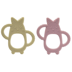 Погремушки, прорезыватели - Набор прорезывателей Bebe Confort Stage 2 Green/Lavender (3104202530) Погремушки, прорезыватели - Набор прорезывателей Bebe Confort Stage 2 Green/Lavender (3104202530)