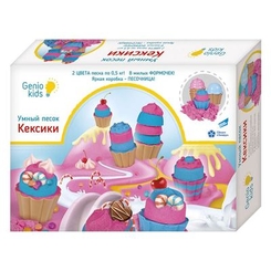 Антистресс игрушки - Умный песок Genio Kids Кексики (SSN105)