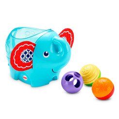Розвивальні іграшки - Сортер Fisher-Price Слоник-неваляшка із кульками (DYW57)