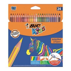 Канцтовари - Олівці BIC Kids Tropicolors2 24 шт (950525)