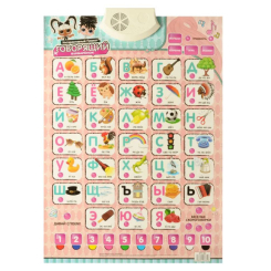 Обучающие игрушки - Детский игровой плакат Limo Toy Букваренок LOL X15600-1 на рус. языке