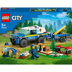 Конструктори LEGO - Конструктор LEGO City Мобільний майданчик для дресування поліцейських собак (60369)