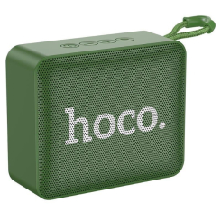 Портативні колонки та навушники - Портативна Bluetooth колонка Hoco Gold brick BS51 Green (020449)
