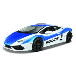 Колекційні автомоделі - Машинка іграшкова Lamborghini Huracan LP 610-4 Maisto біло-синя (32513 white / blue) (32513 white/blue)