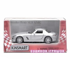 Транспорт і спецтехніка - Іграшка машина металева інерційна Kinsmart Mercedes-Benz SLS AMG у кор (KT5349W)