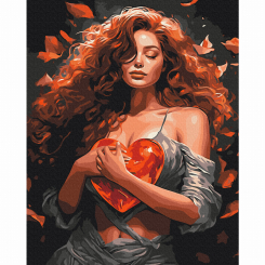 Товари для малювання - Картина за номерами Brushme Берегиня кохання (BS53883)