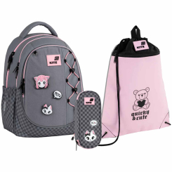 Рюкзаки и сумки - Школьный набор Kite Education Meow (SET_K26-700M-3)